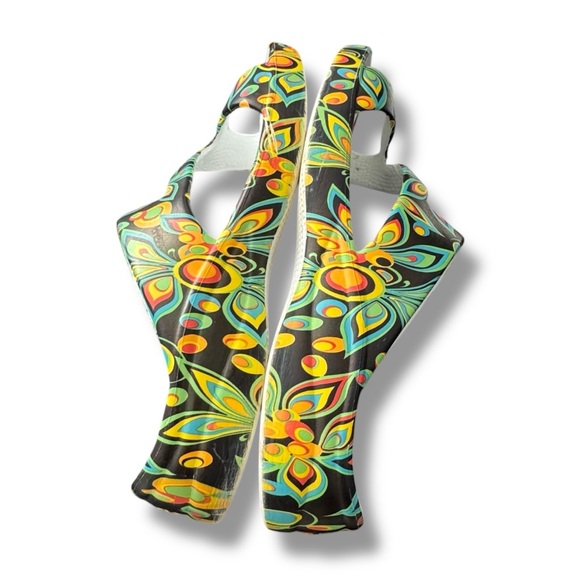 Dawgs Loudmouth Z Sandals – Shagadelic Black – Women’s Size 10 / EU 42 - Picture 7 of 9